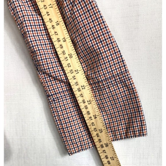 Roxy Hooded Jacket Juniors Size XL Plaid Full Zip Navy Blue Red Cinchable Tie - Picture 15 of 15